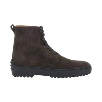 Tod's Botas con cordones hasta el tobillo - Shoes - Mujer - Marr&oacute;n - 39 1/2 EU