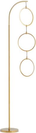 Brightech 3 Ring Lamp 74 Novelty Halo Integrated LED Floor Lamp with 3-Way Dimming in Brass at Nordstrom