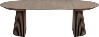 Moloo Mesa extensible &oslash;120cm (160/200/240) roble ahumado
