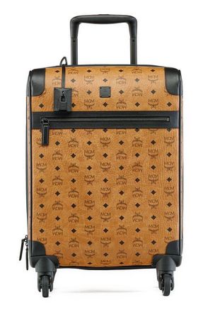 MCM Ottomar Trolley in Visetos in Cognac at Nordstrom, Size Small