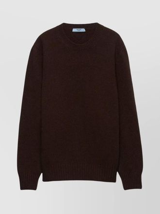Prada cashmere and wool crew-neck pullover