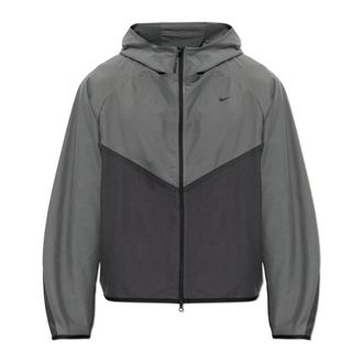 Nike Tech Windrunner Jas - Heren - Windbreakers - Grijs - M - Katoen - Fitness