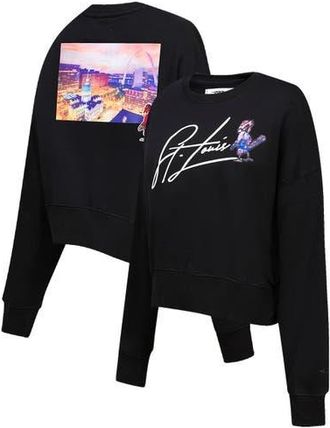 Pro Standard Womens Pro Standard Black St. Louis Cardinals City Scape Pullover Sweatshirt at Nordstrom, Size X-Large