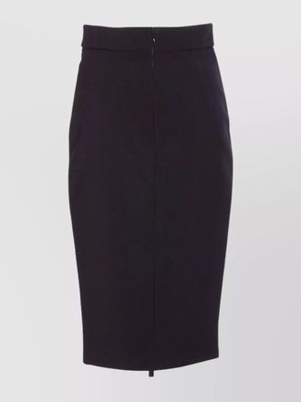 Elisabetta Franchi crepe zip pencil skirt