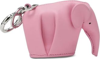 Loewe elephant-charm keyring - Pink