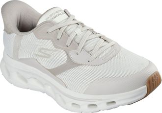 Skechers Mens Hands Free Slip-ins Go Walk Glide-Step 2.0-Zac Sneaker, Cream White, 12 UK