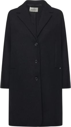 ottod'Ame Single-Breasted Coats, female, Black, Size: 2XS Black Simona Coat