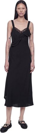 Simone Rocha Bow Sash Slip Midi Dress