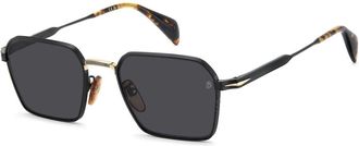 David Beckham DB 1245/S 2M2/2K Mens Sunglasses Black Size 53