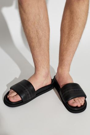 Off-white Industrial Belt Slides, Mens, Black