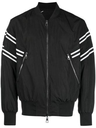 Neil Barrett Thunderbolt reversible jacket - men - Polyester/Polyester - M - Black