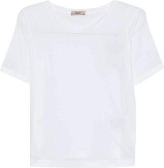 Herno T-shirt met ronde hals - Dames - T-shirts - Wit - L - Tops