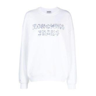 Moschino Sweatshirts, female, White, XS, Moschino Jeans Jumpers White
