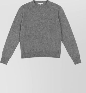 Entire studios soft textured crewneck sweater with ribbed cuffs