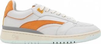 Oncept Womens Preston Retro Court Sneaker In Apricot Crush