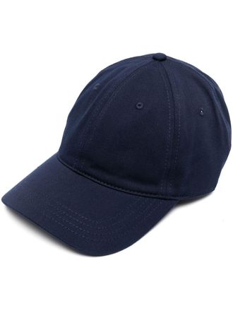 Lacoste solid-color baseball cap - unisex - Organic Cotton - One Size - Blue