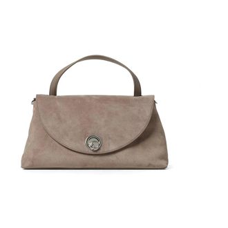 Coccinelle Handbags, female, Beige, Size: ONE SIZE Nikla Suede Handbag