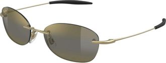 Maui Jim Kaila Zonnebril - unisex - Zonnebrillen - Geel - 53 MM - Accessoires