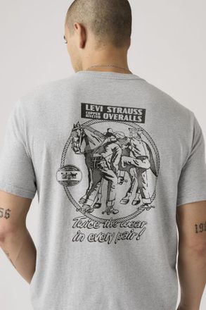 Levi's Relaxed Fit Graphic Tee - Uomo - 2XL - Grigio / Mid Tone Heather Grey