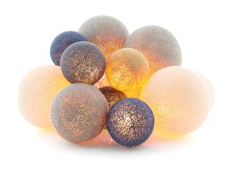 Schubiger M&ouml;bel Lichterkette Baumwollkugeln