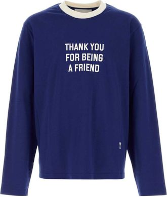 Ami Blue Full Sleeves T-Shirt
