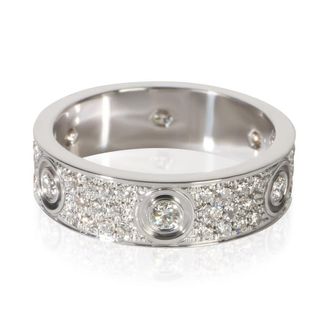 Cartier Pre-Owned Cartier White Gold Diamond Love Ring