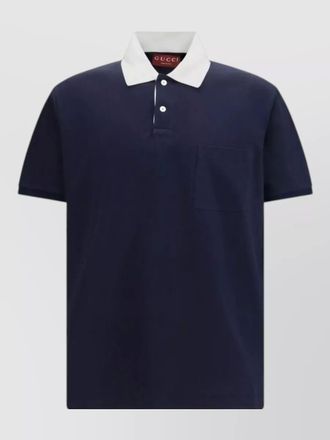 Gucci cotton polo shirt