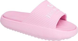 True Religion Meg Pool Slide in Ltpnk at Nordstrom, Size 10