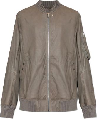 Rick Owens Jassen, Heren, Bruin, M, Katoen, Klassiek Pilotenjack