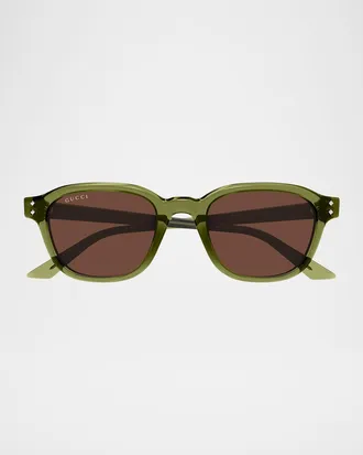 Gucci Men & apos;s GG1892SM Acetate Square Sunglasses