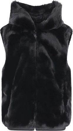 Moose Knuckles Sleeveless Faux Fur Jacket