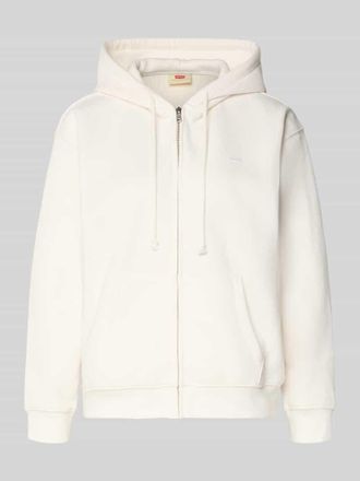 Levi's Sweatjacke mit Rei&szlig;verschluss in Offwhite, Gr&ouml;&szlig;e S