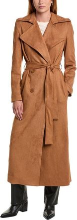 Bardot Kira Vegan Suede Trench Coat
