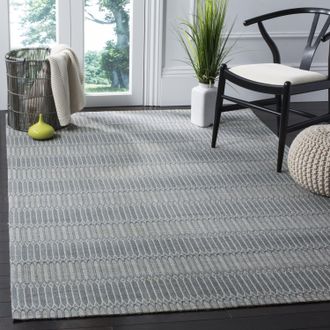 Safavieh Marbella Hand Made Area rug, Silver Contemporary Style Non-Shedding