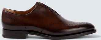 Berluti Ajour&eacute; Equilibre Venezia leather Oxford shoes