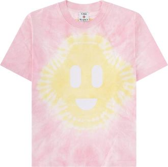 Casablanca Pink Smile Tie Dye T-Shirt
