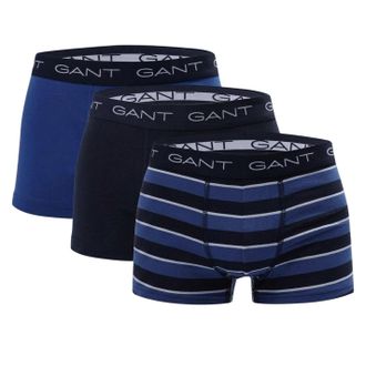 GANT Gestreepte, slanke boxershorts voor heren (set van 3) (Blauwdruk)