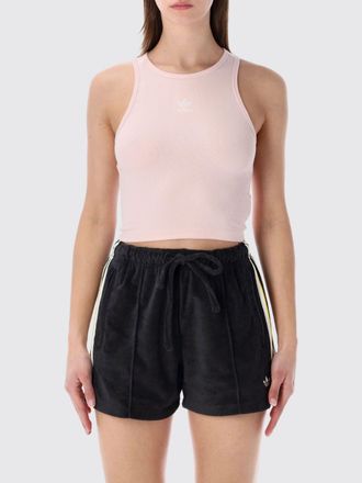 adidas Top cropped in misto cotone