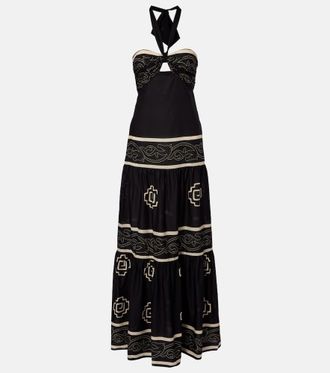 Johanna Ortiz Orilla Del Mar cotton poplin maxi dress