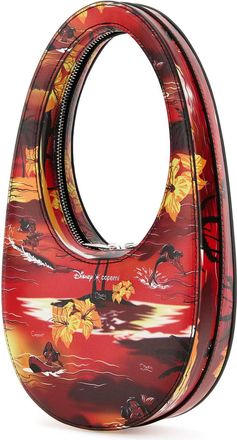 Coperni Womens Top Handle Bag Red Leather