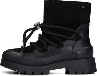 Mexx Pisana Kyoto Dames Laarzen Zwart - Dames - Veterlaarzen - Zwart - 37 EU - Schoenen