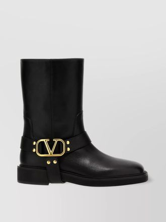Valentino Garavani leather ankle boots