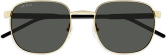 Gucci Occhiali da sole squadrati - Oro