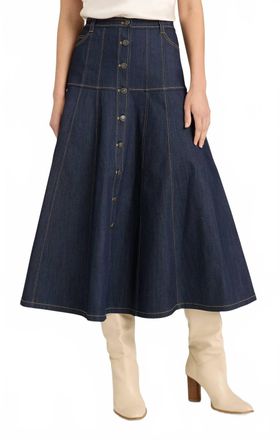 Cinq &agrave; Sept Veena Skirt In Indigo