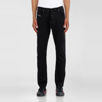 Diesel Regular Regular Waist 2032 D-Krooley Joggjeans, Black/Dark grey, Zip fly