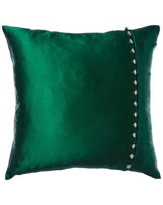 Ann Gish Crystal Button Pillow