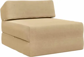 vidaXL Sof&aacute; Cama Plegable Verde Gris 60 X 70 X 41 Cm Tela Vidaxl