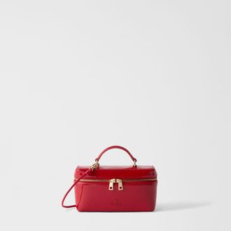 Furla Camelia Borsa Mini Rosso Rosso Pelle Verniciata Donna