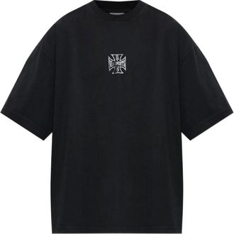 VETEMENTS Logo T-shirt - Heren - T-shirts - Zwart - S - Katoen - Tops
