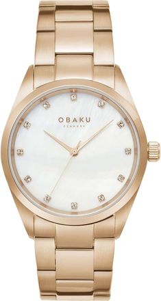 Obaku Womens Classic White Dial Watch